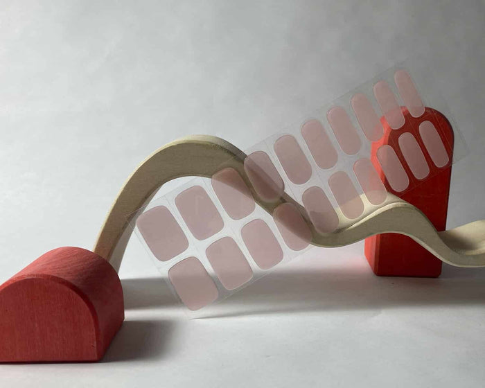 Semi-cured Gel Nail Wraps - Transparent Pink