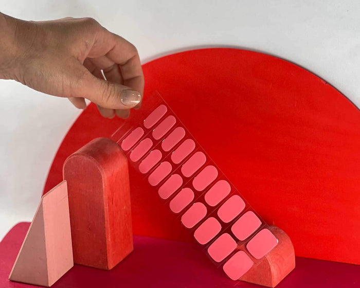 Semi-cured Gel Nail Wraps - Watermelon