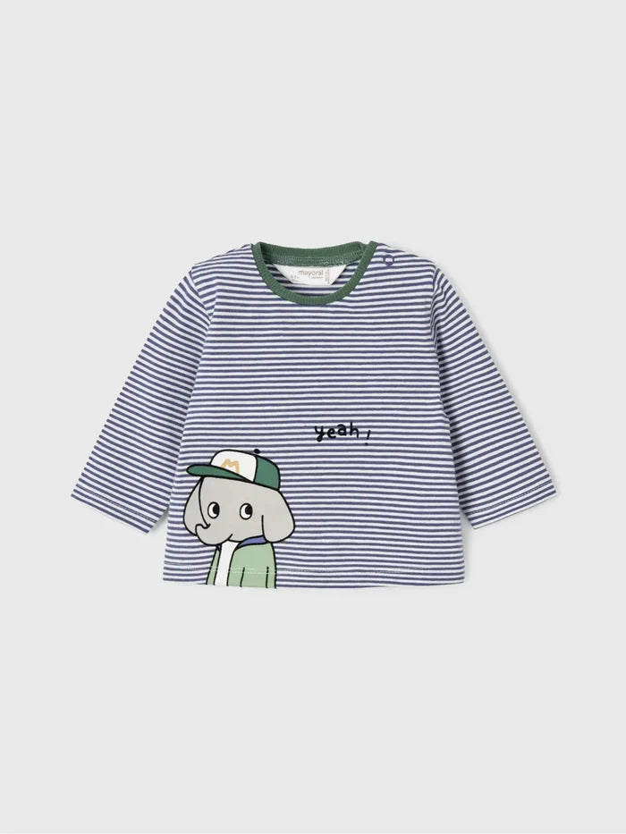 Set of 2- Pieces Baby Cotton Long T-Shirts | Mayoral | Mayoral | Jenni Kidz