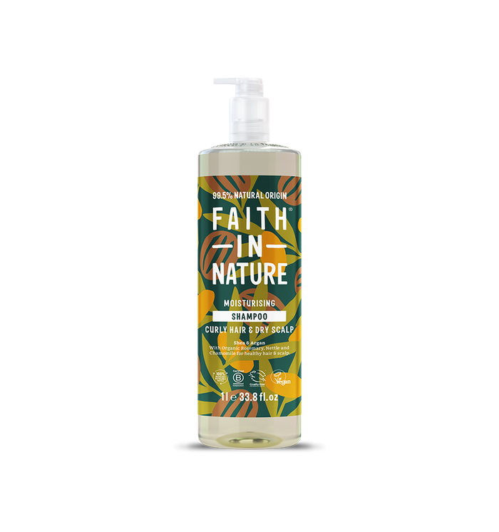 Faith In Nature Natural Shea & Argan Shampoo 1L Family Pack