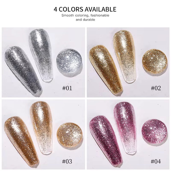 Shinny Platinum Painting Gel - Glitter painting gel