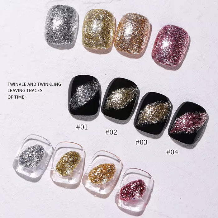 Shinny Platinum Painting Gel - Glitter painting gel