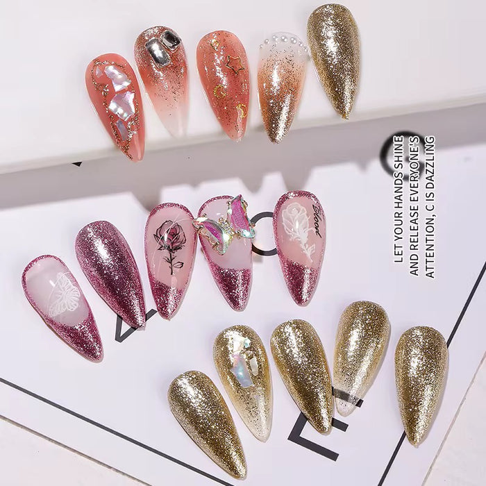 Shinny Platinum Painting Gel - Glitter painting gel
