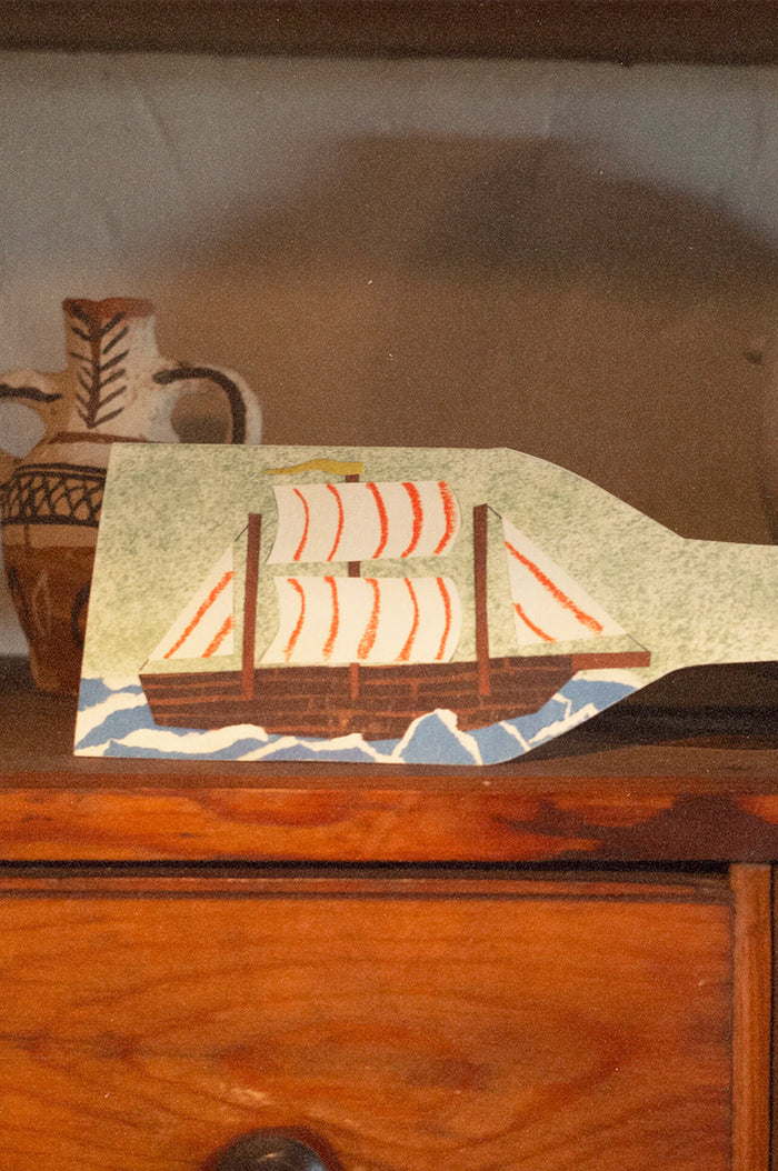 Ship in a Bottle Card
