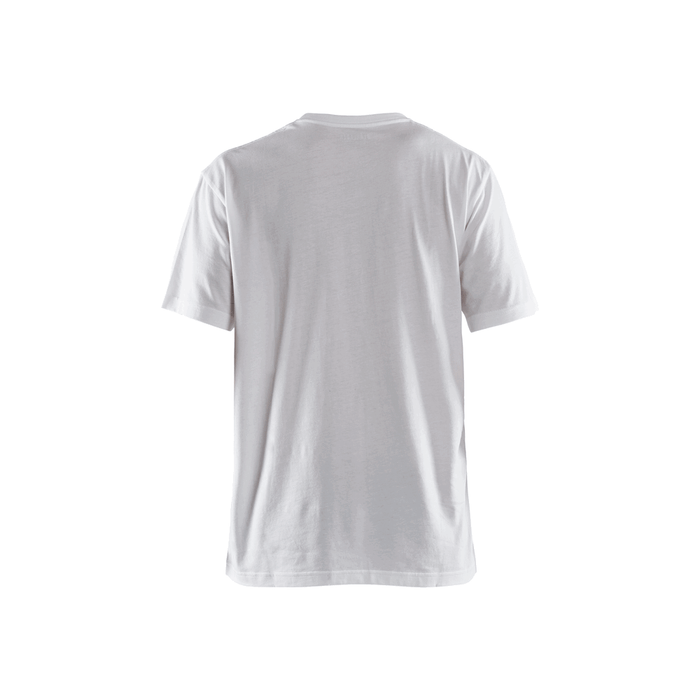Short Sleeve Branded T-Shirt - 1000-White | Blaklader 35551042