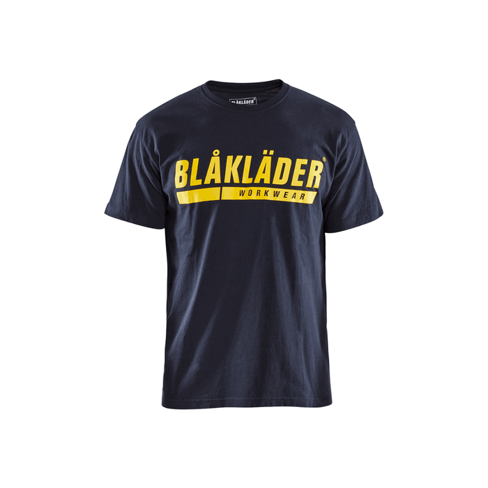 Short Sleeve Branded T-Shirt - 8600-Dark Navy Blue | Blaklader 35551042