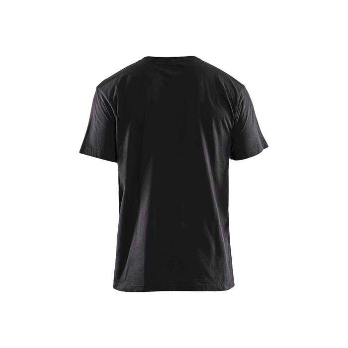 Short Sleeve Branded T-Shirt - 9900-Black | Blaklader 35551042