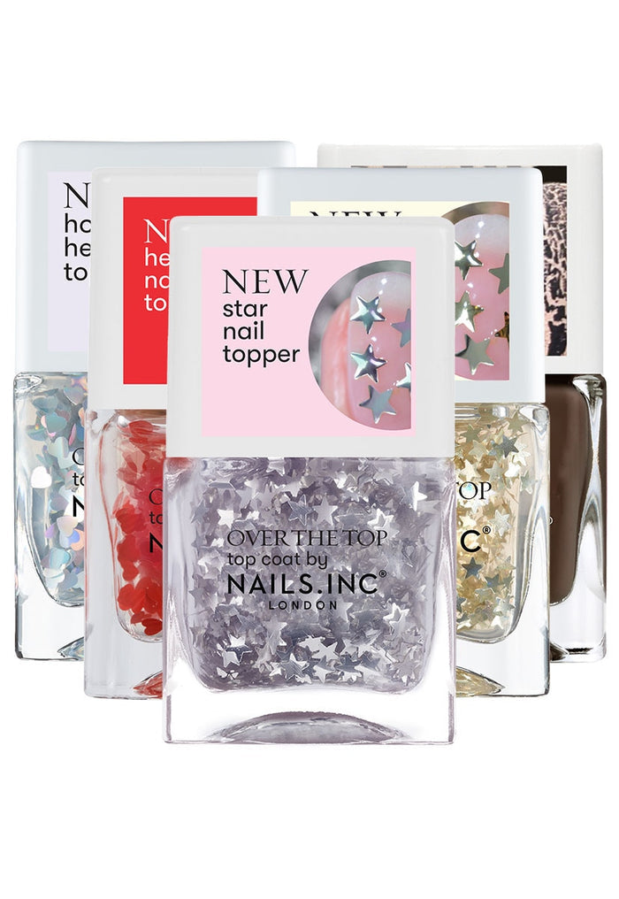 Showstopping In Spitalfields Star Confetti Topper Nail Polish