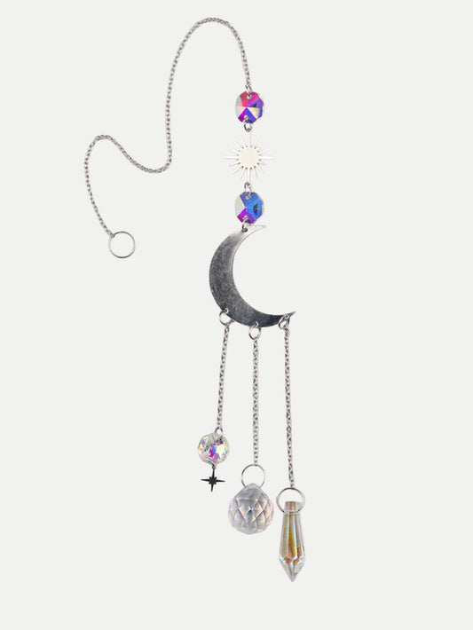 Silver Accent Suncatcher | Moon Charms-Image 1
