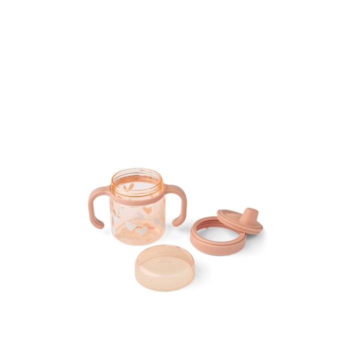 Liewood - Sippy Cup - Tritan - Kylo - Sweethearts/Pale Tuscany - Detachable Parts