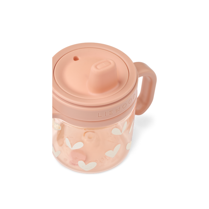 Liewood - Sippy Cup - Tritan - Kylo - Sweethearts/Pale Tuscany - Details