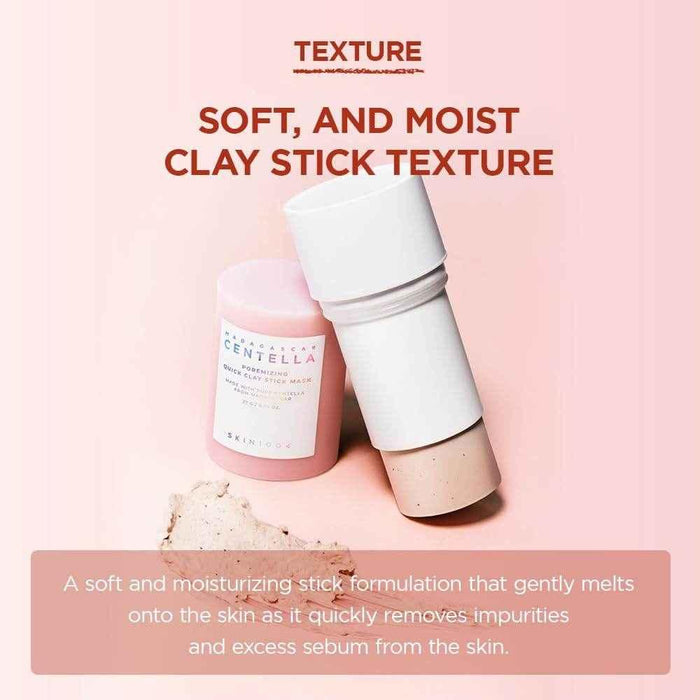 SKIN1004 Madagascar Centella Poremizing Quick Clay Stick Mask (27g) – Deep Cleansing & Pore Tightening - - Pinky Cosmetics -- United Arab Emirates -- Pinky Cosmetics