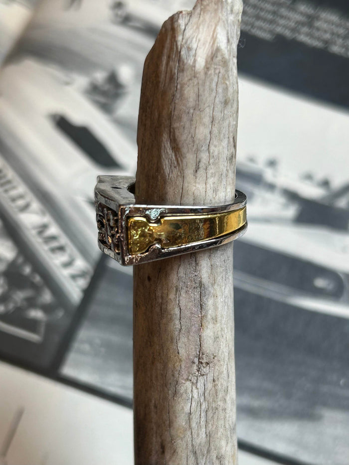 Skull Stash Biker Ring