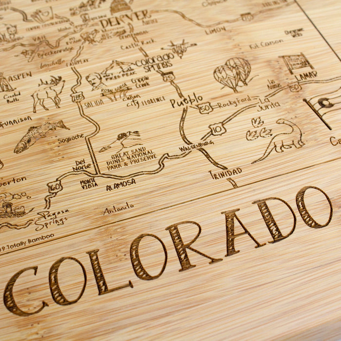 Slice of Life Colorado Cutting Board Small