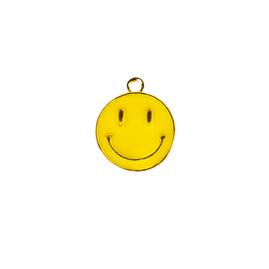 Smiley Charm - Yellow