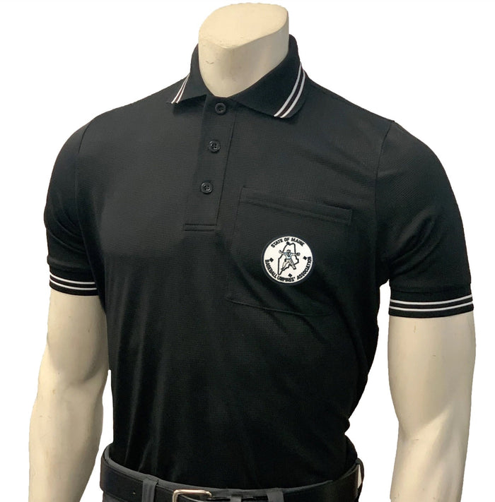 Smitty Body Flex Black Umpire Shirt (Maine)