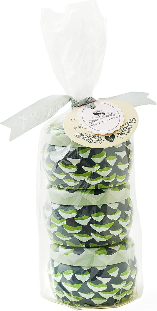 Soap & Paper Factory Roland Pine 3 oz Small Tin Soy Candle Trio