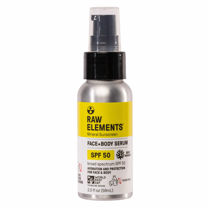 Raw Elements SPF 50 Face + Body Mineral Sunscreen Serum