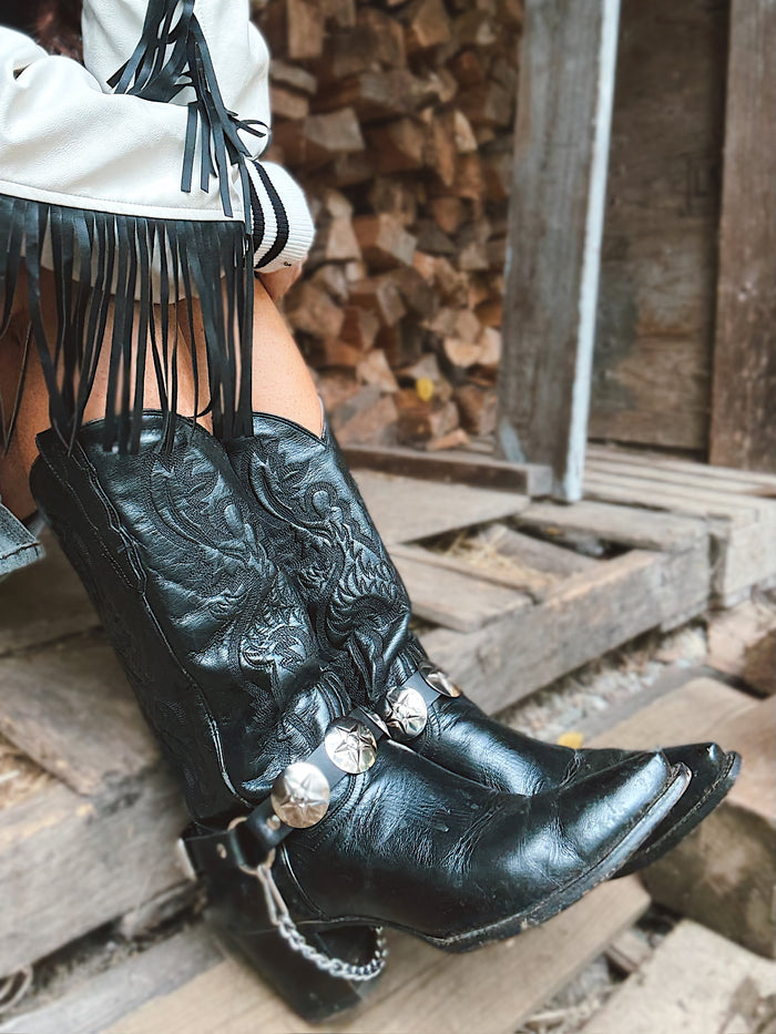 Star Concho Boot Harness Chain