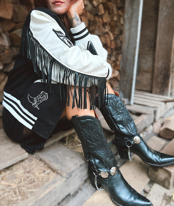 Star Concho Boot Harness Chain