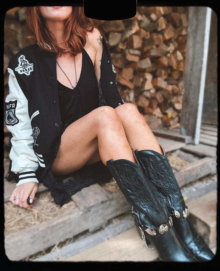 Star Concho Boot Harness Chain