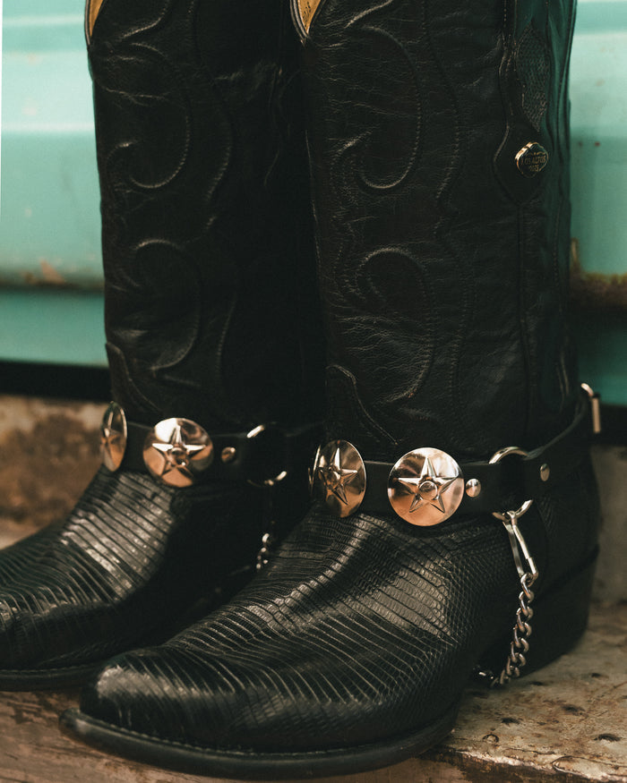Star Concho Boot Harness Chain