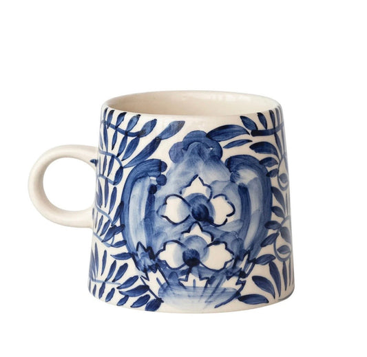Stoneware Mug w Design