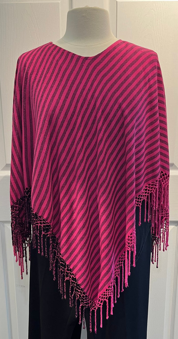 Fuchsia & Black Stripe