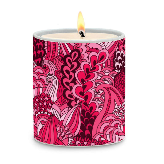 SUBLIMART: Pop - Porcelain Soy Wax Candle (Design #POP06)