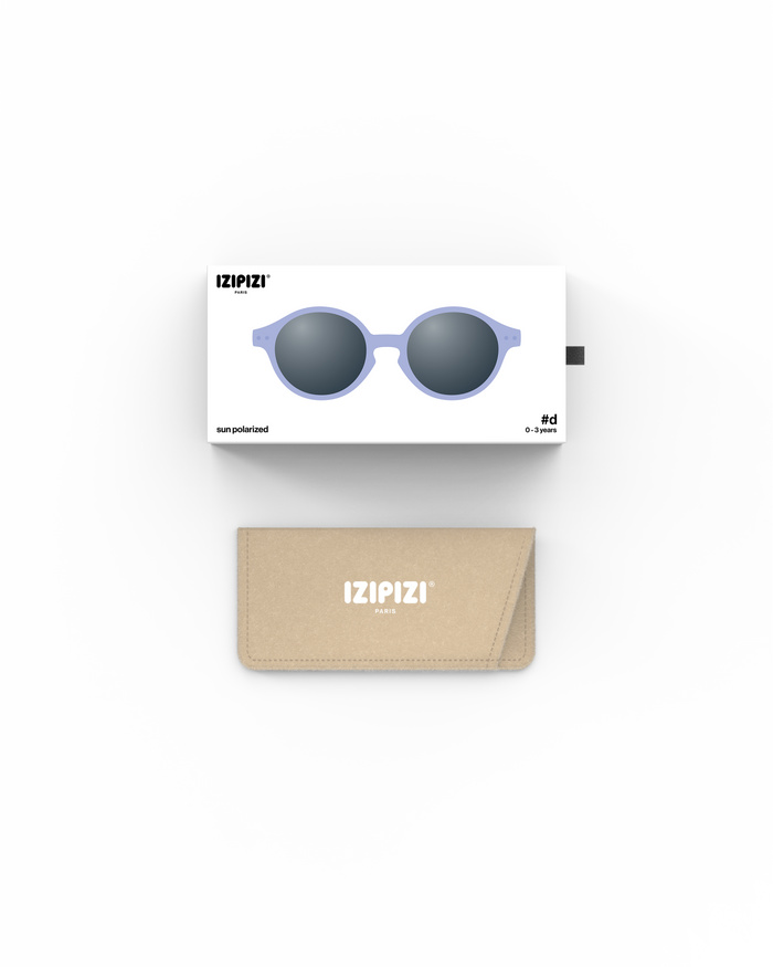 Izipizi - Sunglasses - 100% UV Protection - 0-3 Years - Mauve - Packaging