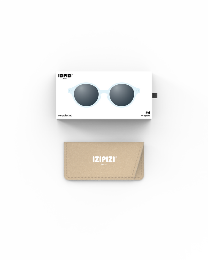 Izipizi - Sunglasses - 100% UV Protection - 0-3 Years - Sweet Blue - Packaging