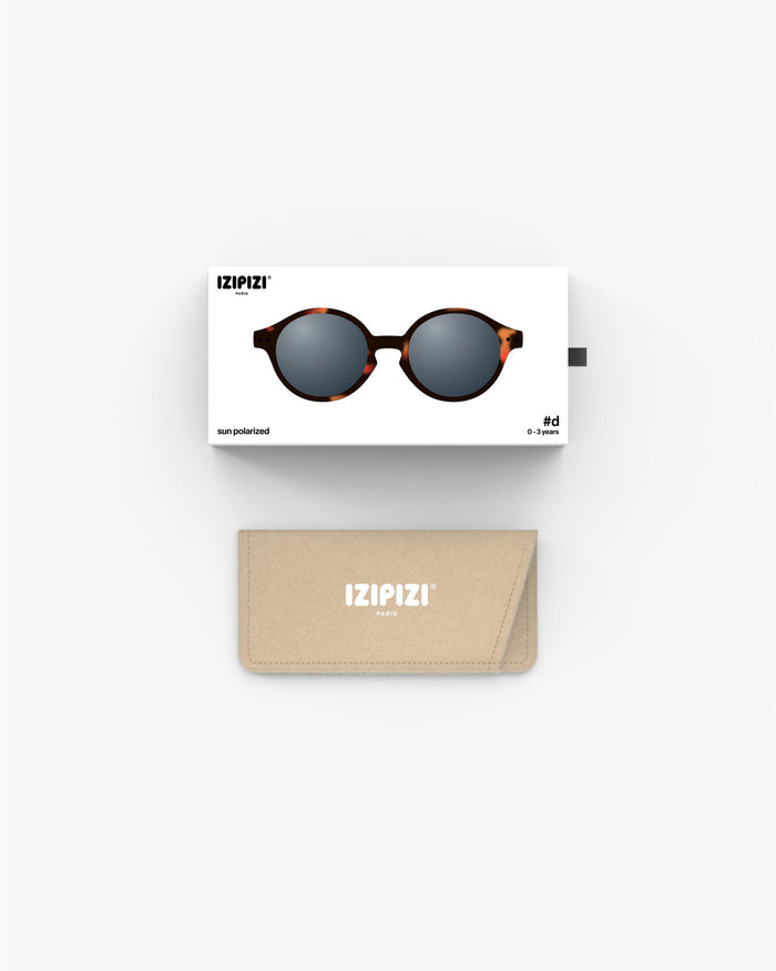 Izipizi - Sunglasses - 100% UV Protection - 0-3 Years - Tortoise - Packaging