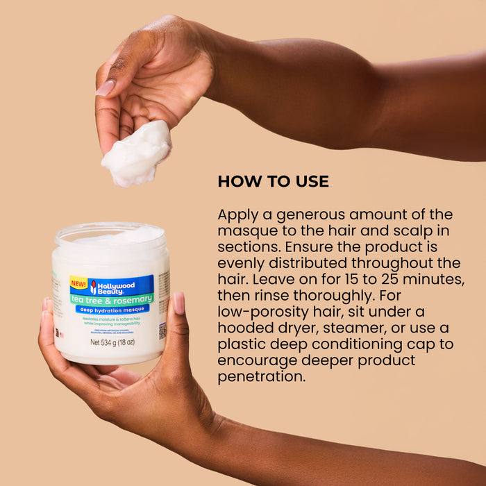 Tea Tree & Rosemary Deep Hydration Masque - 18 oz