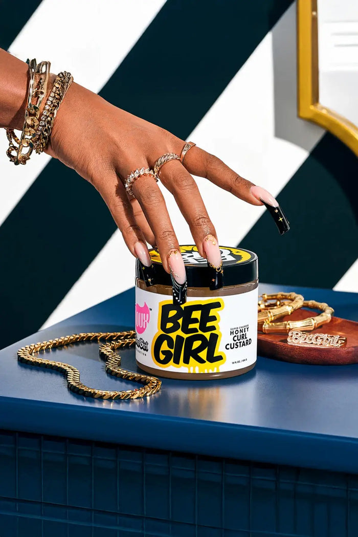 THE DOUX BEE GIRL HONEY CURL CUSTARD 16oz - BSW BEAUTY CANADA