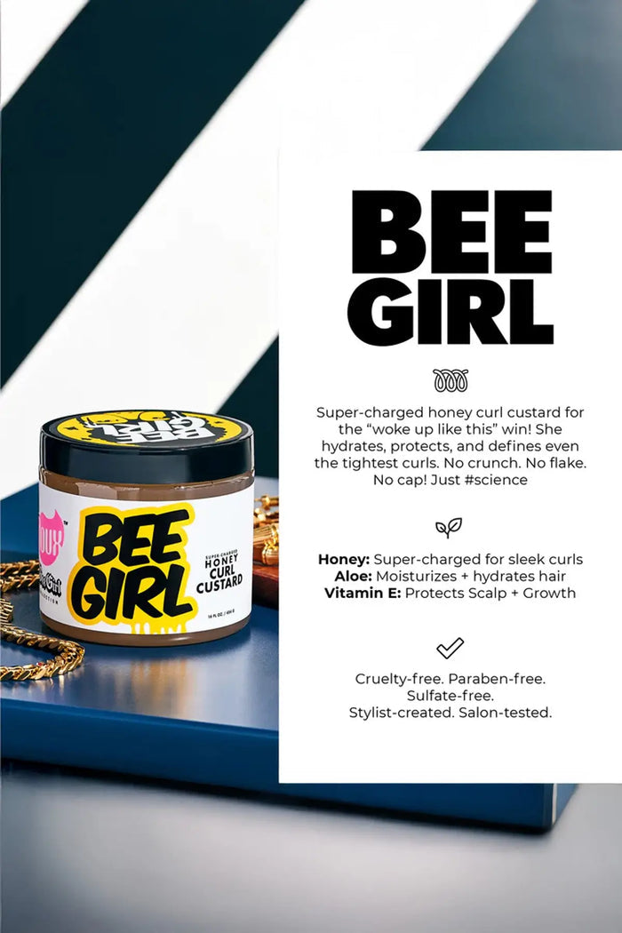 THE DOUX BEE GIRL HONEY CURL CUSTARD 16oz - BSW BEAUTY CANADA