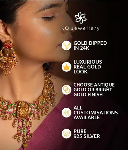 The Parag Silver Navaratna Chain