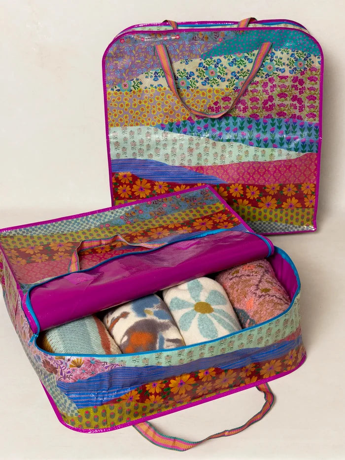 The Perfect XL Underbed Tote - Garden Waves-view 1