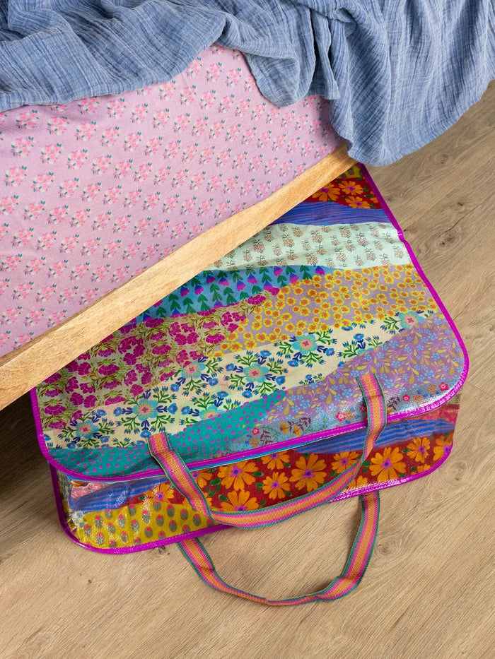 The Perfect XL Underbed Tote - Garden Waves-view 3