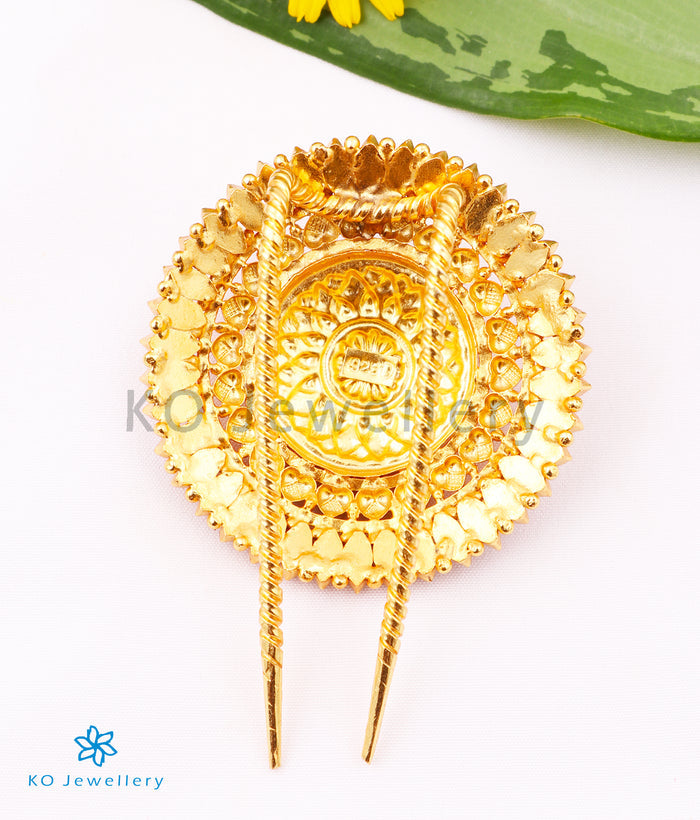 The Samiksha Silver Kemp Hair Pin