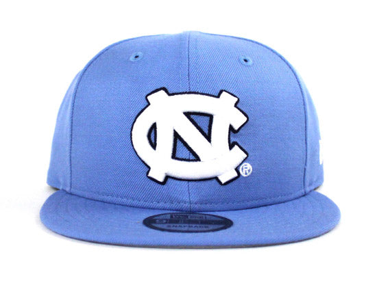 The University of North Carolina at Chapel Hill New Era 9fifty Snapback Hats (NCAA Baby Blue Gray Under Brim)