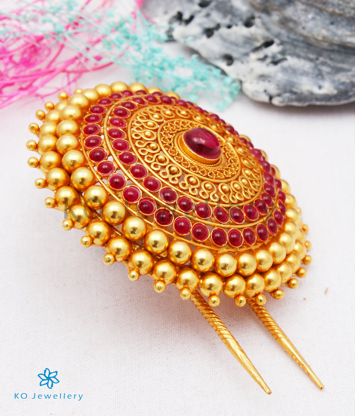 The Vadhu Silver Bridal Hair Pin