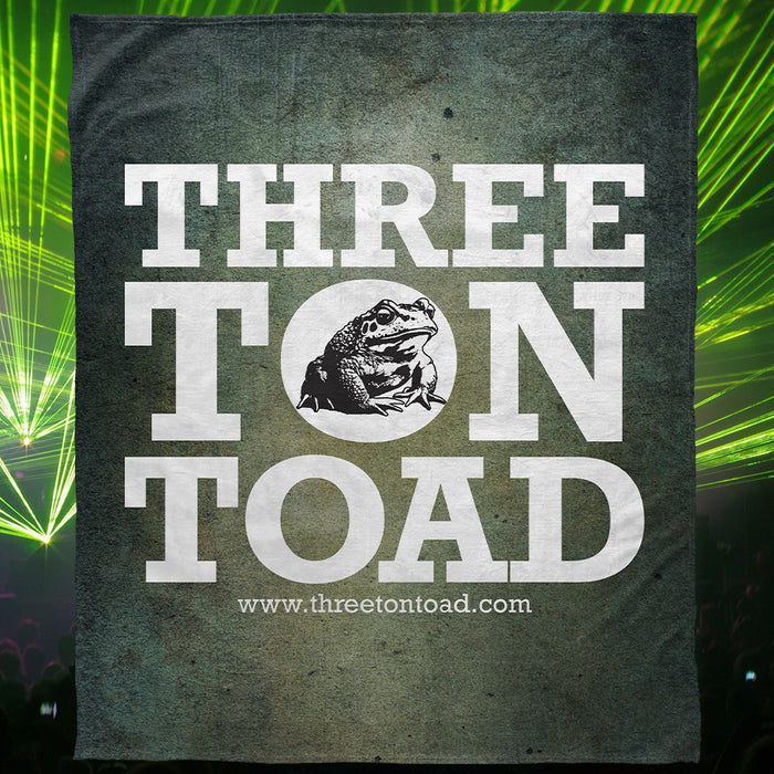 Three Ton Toad Logo Plush Minky Blanket