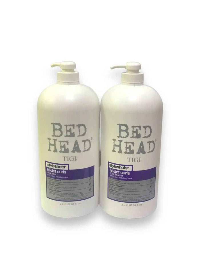 TIGI BED HEAD Styleshots Hi-Def Curls Shampoo & Conditioner Set 2000 ML - DOKAN