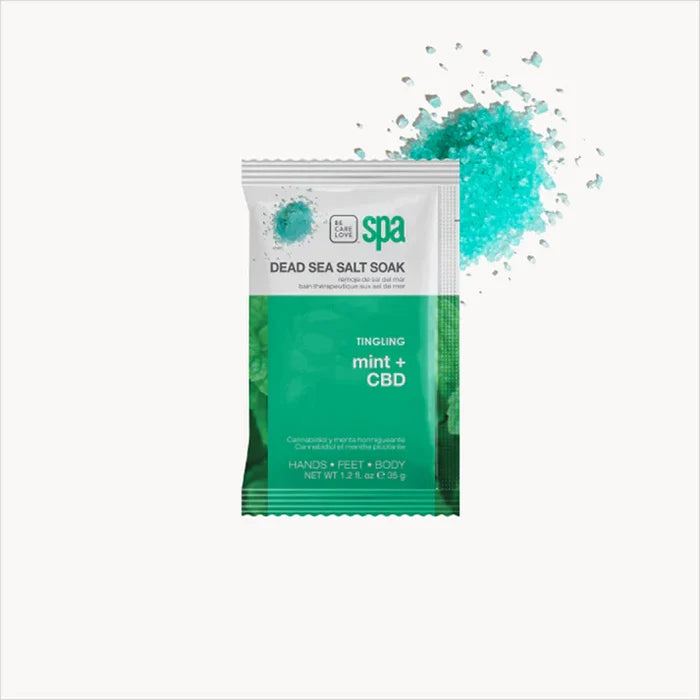 Tingling Mint & CBD Spa Set – 4-in-1 Kit (SINGLE-USE)-BCL Spa-Gel Essentialz