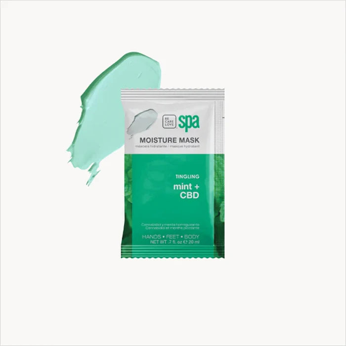 Tingling Mint & CBD Spa Set – 4-in-1 Kit (SINGLE-USE)-BCL Spa-Gel Essentialz