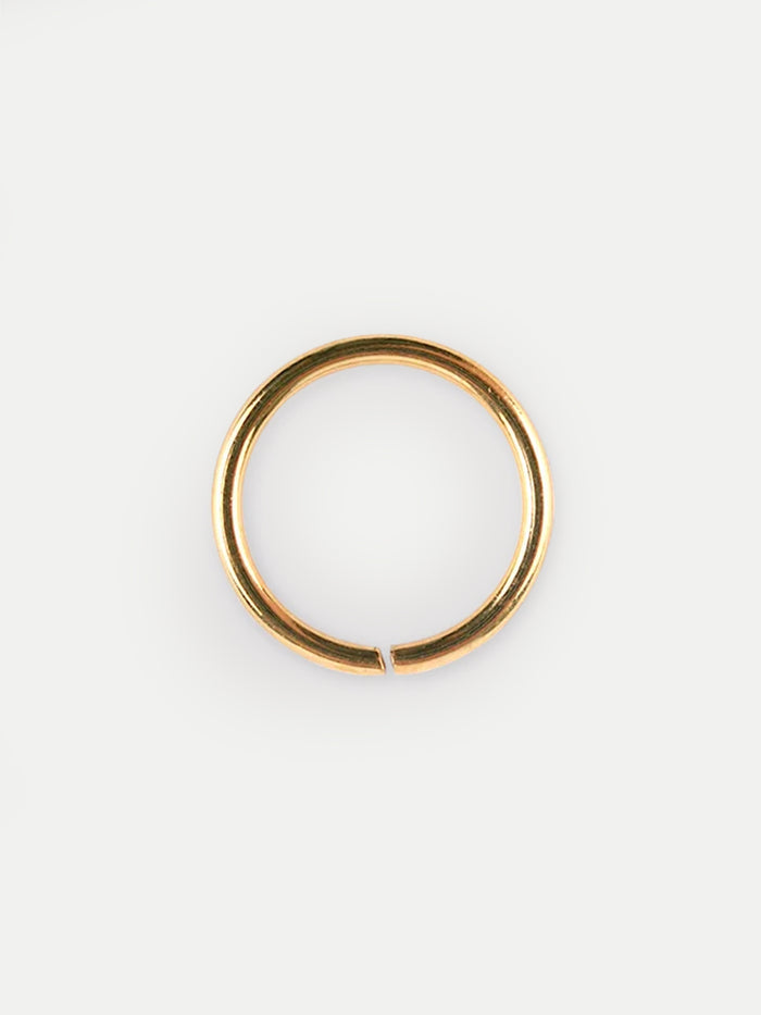 Titanium Plated Split Ring 18G | Gold-Image 1