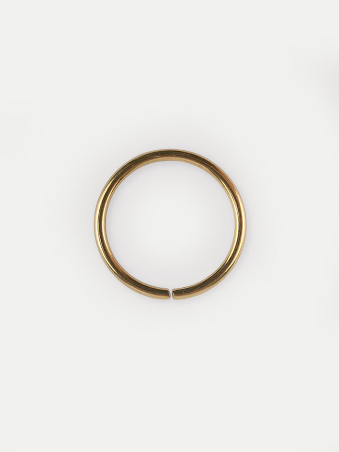 Titanium Plated Split Ring 18G | Gold-Image 2