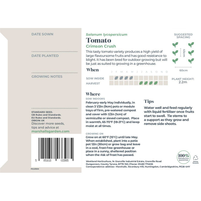 Tomato Seeds 'Crimson Crush'