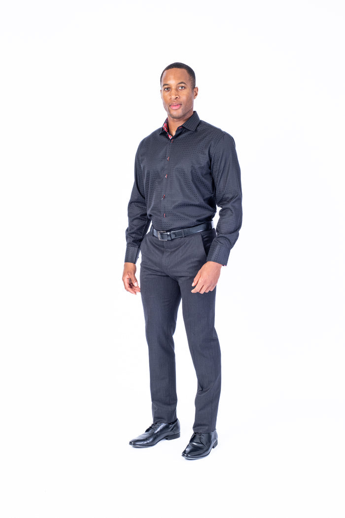 Tonal Check "Ken" Sport Shirt