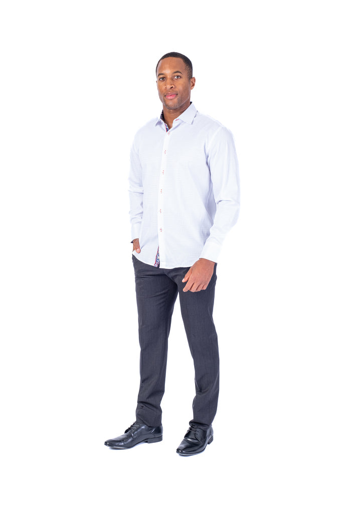 Tonal Check "Ken" Sport Shirt